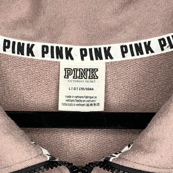 PINK Victoria's Secret - Mauve Quarter Zip - Picture 3 of 5